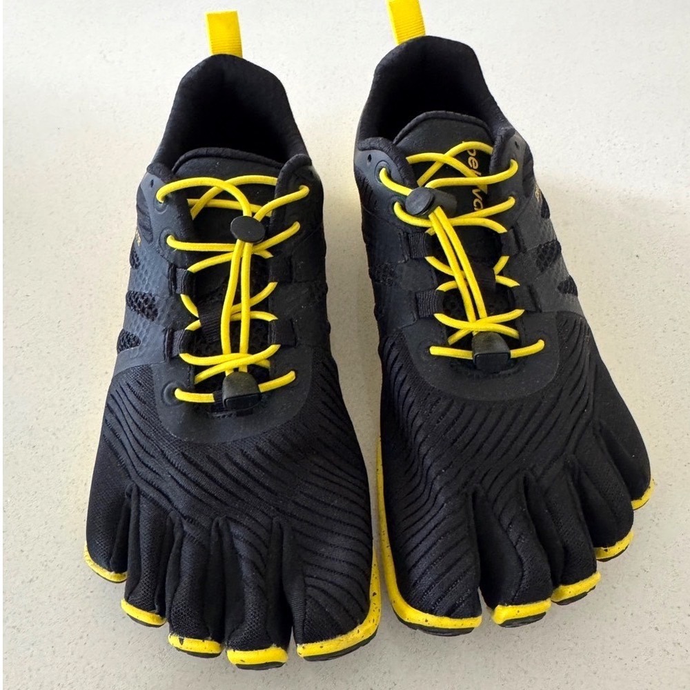 Peluva ATR Barefoot Trail Running Shoes Womens 10 Black Yellow Original Box READ